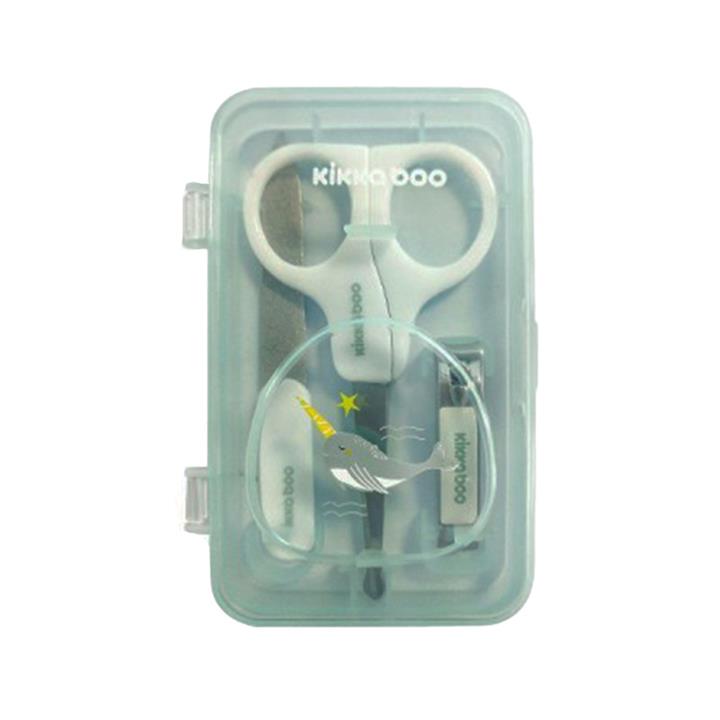 ست ناخن گیر کودک کیکابو طرح وال آبی و ستاره مدل kb040059 بسته 3 عددی